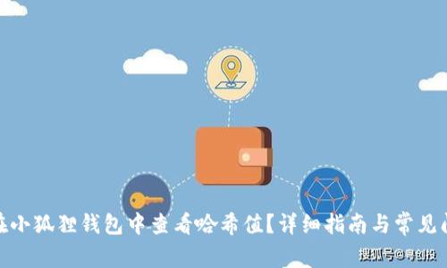 : 如何在小狐狸钱包中查看哈希值？详细指南与常见问题解答