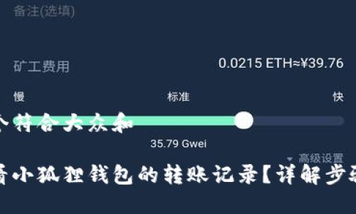 思考一个符合大众和

如何查看小狐狸钱包的转账记录？详解步骤与技巧